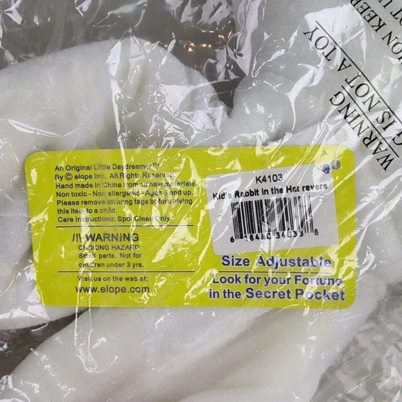 For Kitty Rescue! Kid's Rabbit In The Hat Reverse Hat (Rabbit Hat) - Picture 5 of 7